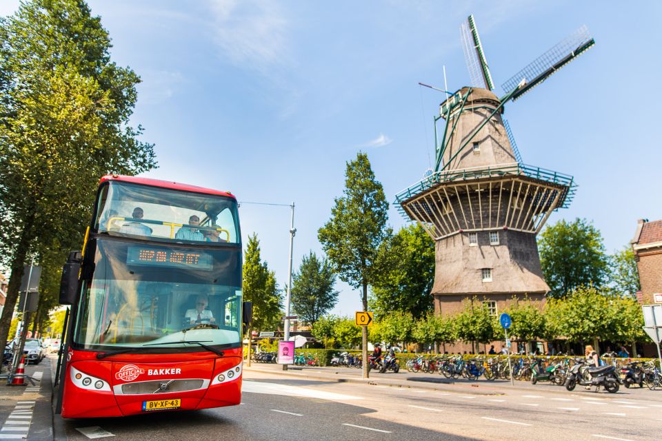 hop on hop off bus boat tour amsterdam ()